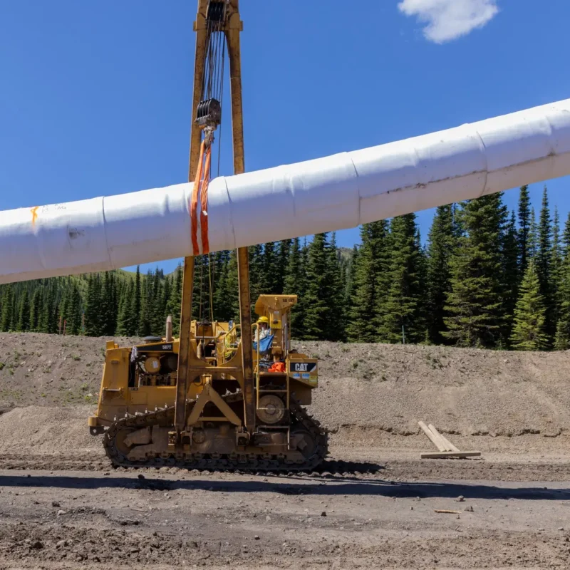 Pipeline and industrial photography services showcasing environmental care, safety, and pipeline infrastructure construction.