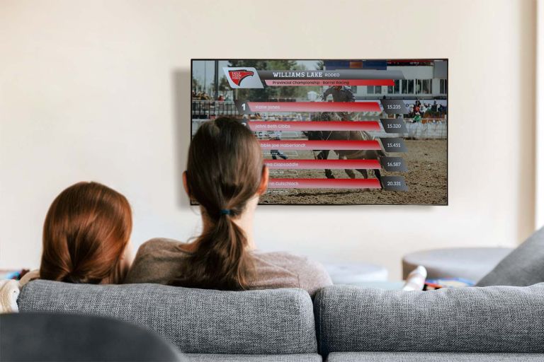 Experience the heart-pounding excitement of live rodeo action on our massive LED screen, whether you're in the arena or streaming to YouTube or your Pay-Per-View event. Don't miss a moment of the action with our high-definition replay screens!