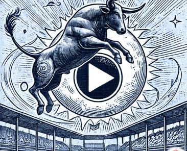 Live rodeo streaming setup showing multiple cameras capturing a bull-riding event with a global online audience.