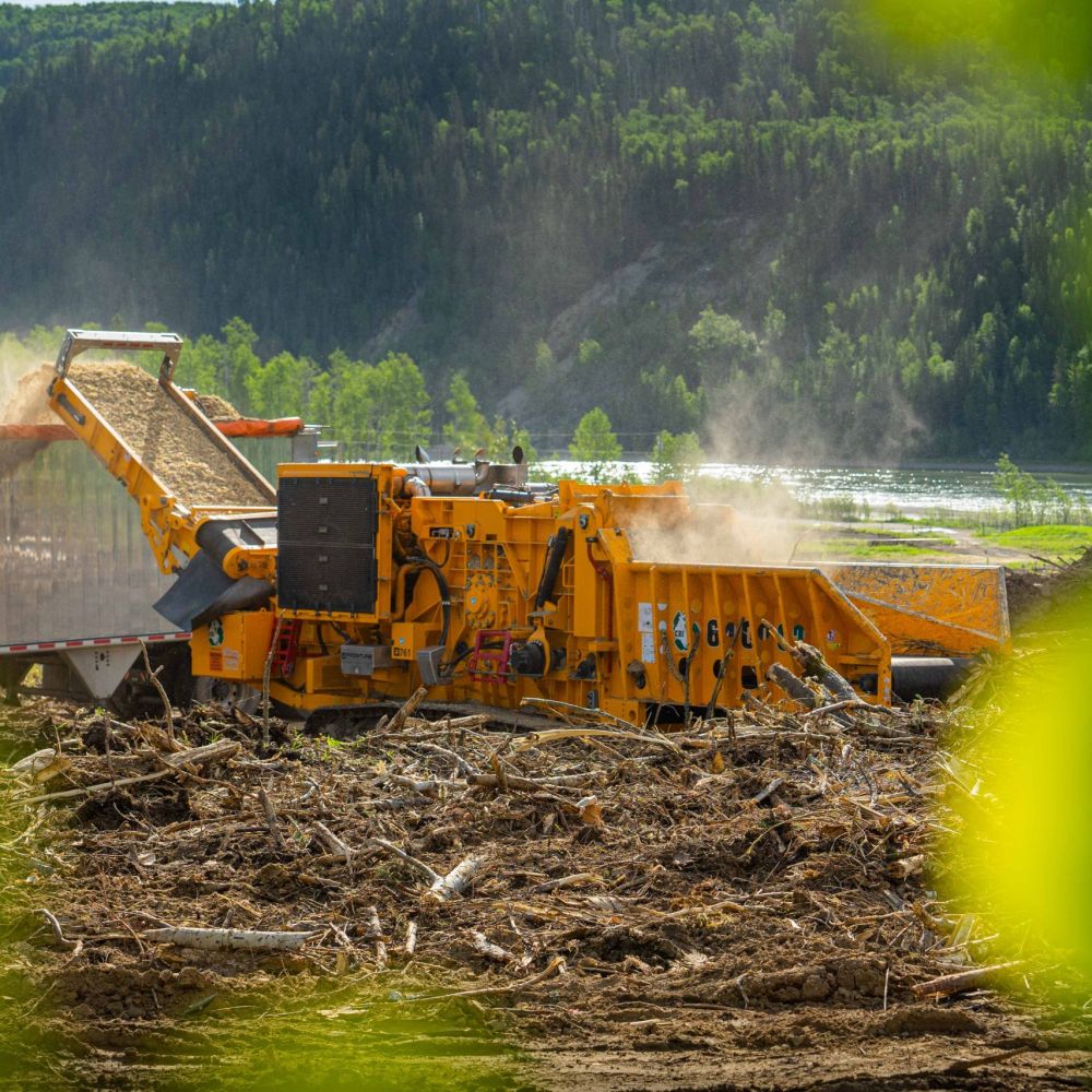 EM3 managing vegetation and access routes to support safe, efficient forest industry operations in rugged northern environments.